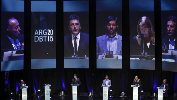 Debate presidencial en Argentina (Archivo) - Sputnik Mundo