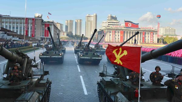Desfile militar en Pyongyang, Corea del Norte (archivo) - Sputnik Mundo