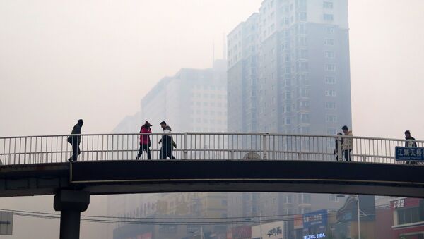 Aire contaminado en la ciudad de Shenyang, China - Sputnik Mundo