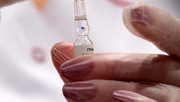 Вакцинация против гриппа центрального аппарата Роспотребнадзора - Sputnik Mundo
