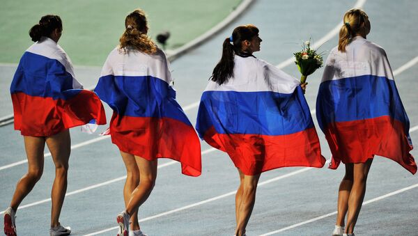 Selección rusa de atletismo (archivo) - Sputnik Mundo