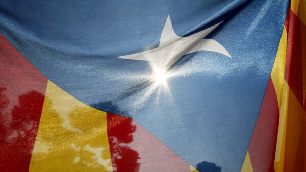 Estelada, bandera separatista de Cataluña - Sputnik Mundo