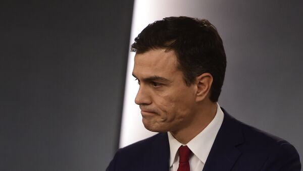 Pedro Sánchez, el secretario general de los socialistas del PSOE - Sputnik Mundo
