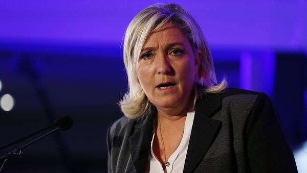Marine Le Pen, la líder del Frente Nacional y candidata a la presidencia francesa (archivo) - Sputnik Mundo
