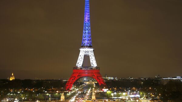La Torre Eiffel se iluminó en homenaje a las víctimas del atentado - Sputnik Mundo