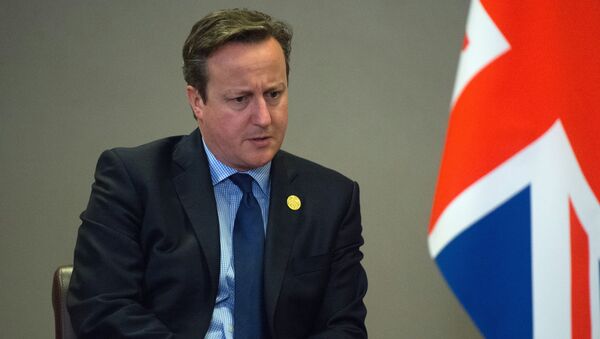Primer ministro de Gran Bretaña, David Cameron - Sputnik Mundo