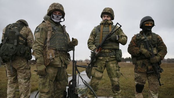 Militares de Ucrania en Donbás - Sputnik Mundo