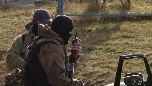 Oficiales de las fuerzas especiales rusas en Nálchik - Sputnik Mundo