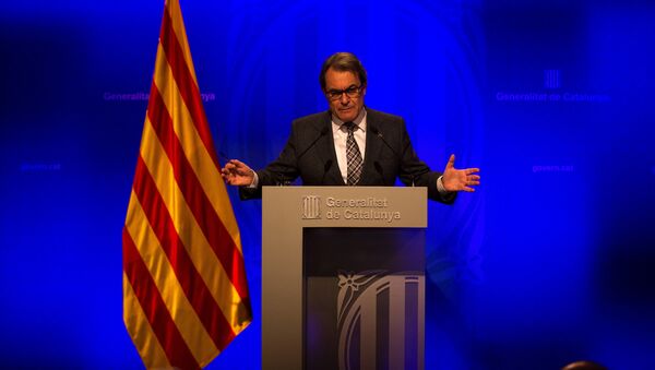Artur Mas, presidente en funciones del Gobierno de Cataluña - Sputnik Mundo