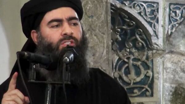 El líder de Daesh Abu Bakr al Bagdadi - Sputnik Mundo