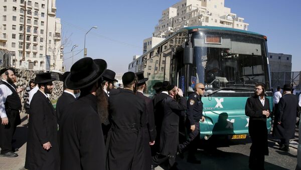 Parada de autobús, donde tuvo lugar el ataque a una israelí - Sputnik Mundo