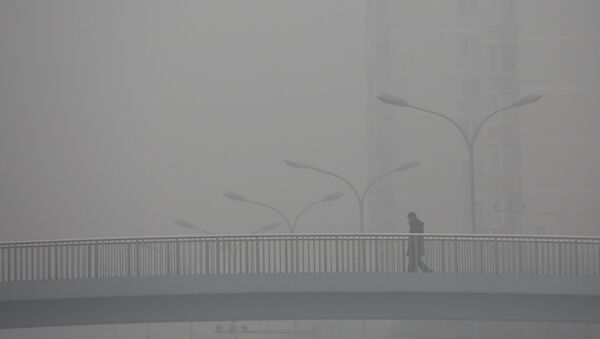 Contaminación atmosférica en Pekín - Sputnik Mundo