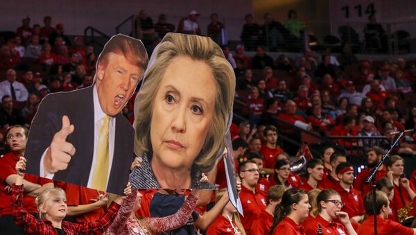 Imágenes de Hillary Clinton y Donald Trump - Sputnik Mundo