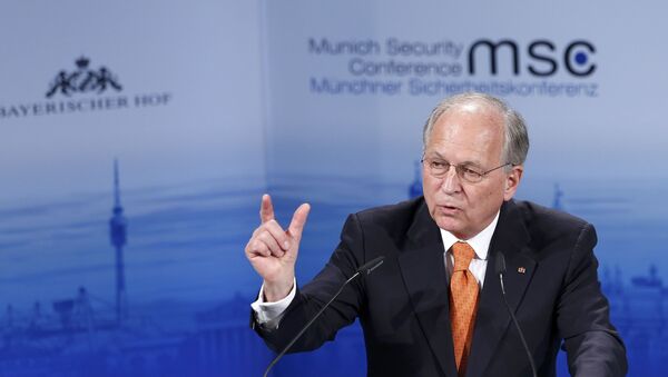 El presidente de la Conferencia de Seguridad de Múnich, Wolfgang Ischinger - Sputnik Mundo