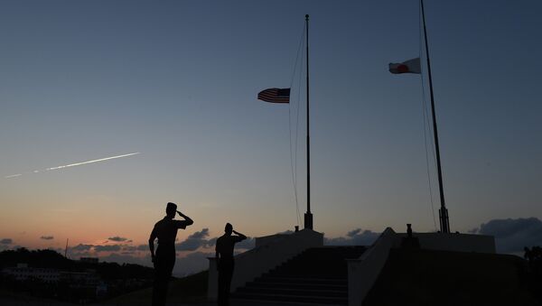 Soldados estadounidenses en Okinawa - Sputnik Mundo