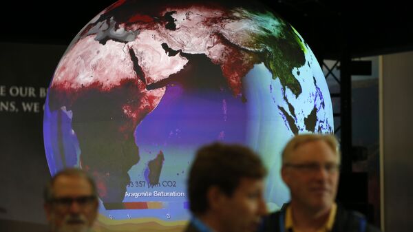 Stand en la Cumbre sobre Cambio Climático (COP21) - Sputnik Mundo