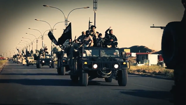 Terroristas yihadistas del grupo Daesh - Sputnik Mundo