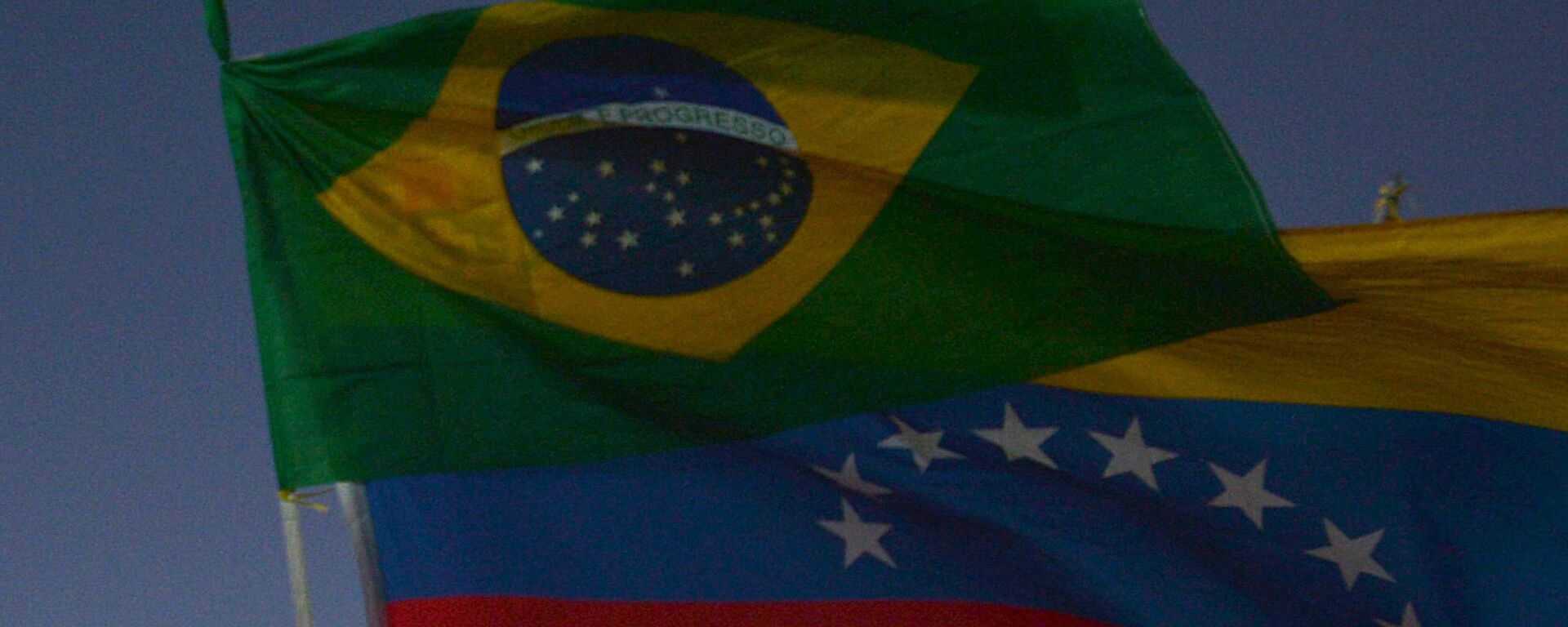 Banderas de Venezuela y Brasil - Sputnik Mundo, 1920, 20.06.2023