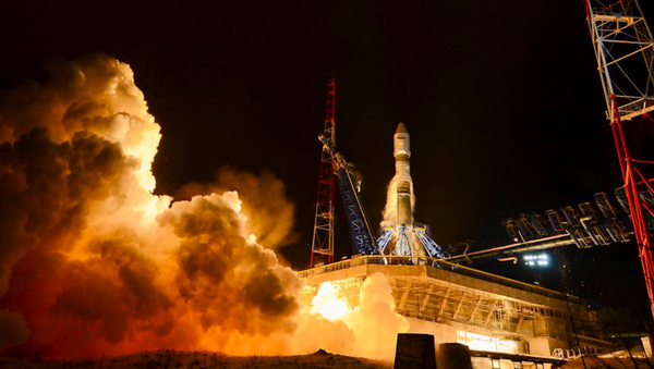 Lanzamiento del cohete Soyuz - Sputnik Mundo