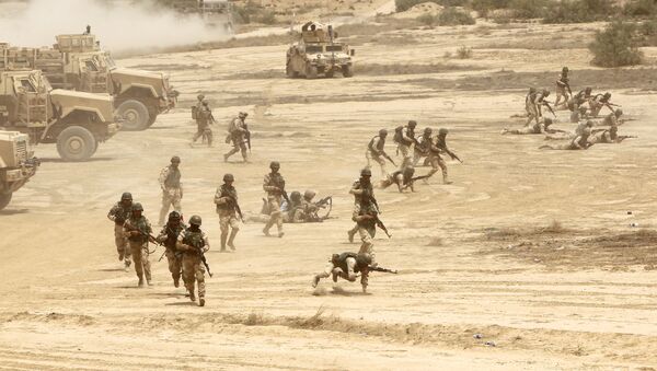 Entrenamiento de soldados en Irak (Archivo) - Sputnik Mundo