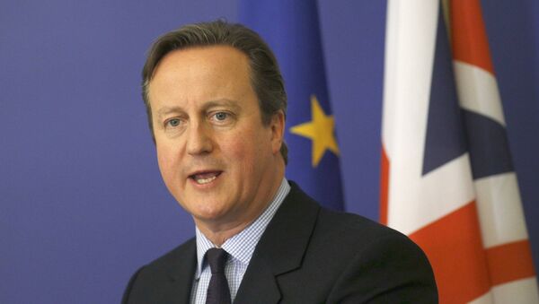 David Cameron, el primer ministro británico - Sputnik Mundo