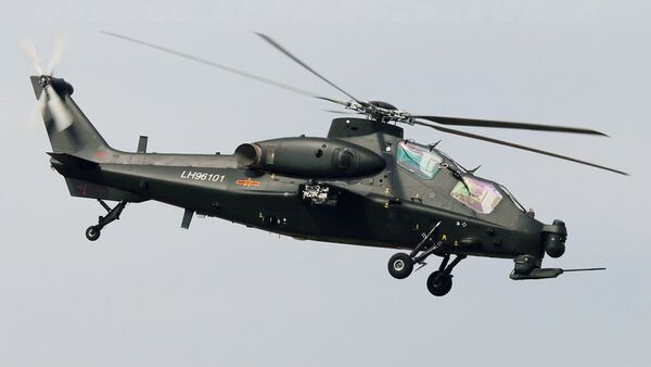 Helicóptero chino Z-10 - Sputnik Mundo