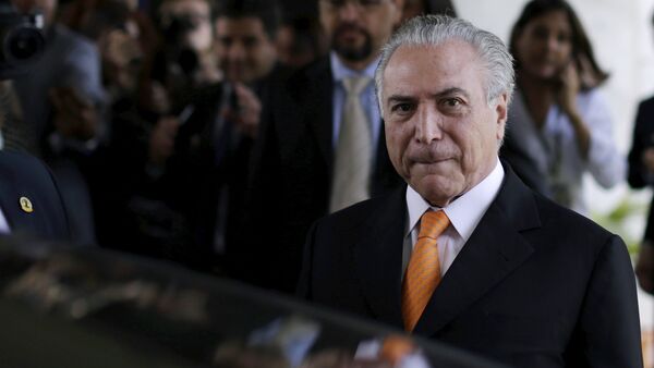 Michel Temer, presidente interino de Brasil - Sputnik Mundo