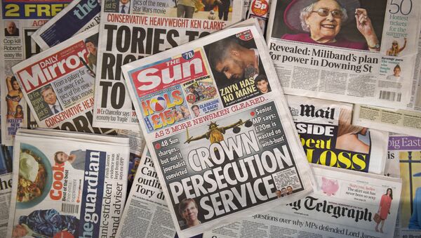 Escándalo de las interferencias ilícitas de la prensa popular en el Reino Unido - Sputnik Mundo