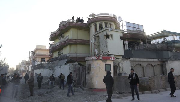 Las fuerzas de seguridad de Afganistán inspeccionan la embajada de España en Kabul. El sábado, 12 de diciembre del 2015 - Sputnik Mundo