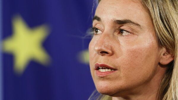 Federica Mogherini, alta representante para Asuntos Exteriores de UE - Sputnik Mundo