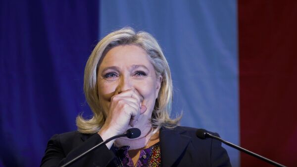 Marine Le Pen, líder del Partido Frente Nacional - Sputnik Mundo