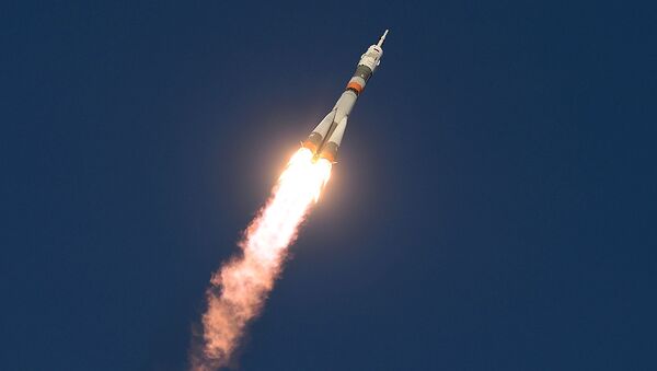 El lanzamiento de la nave espacial Soyuz TMA-19M desde el cosmódromo Baikonur (Archivo) - Sputnik Mundo