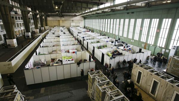 Refugio para migrantes en Alemania - Sputnik Mundo