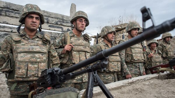 Militares de Nagorno Karabaj - Sputnik Mundo