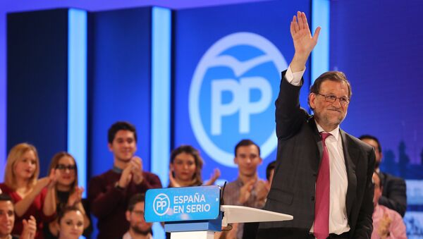Mariano Rajoy, líder del PP y presidente en funciones del gobierno español - Sputnik Mundo