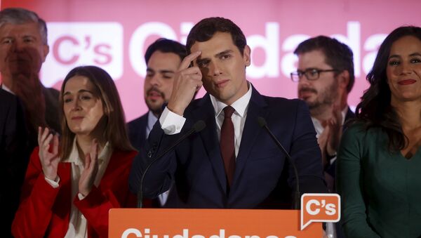 Ciudadanos party leader Albert Rivera - Sputnik Mundo