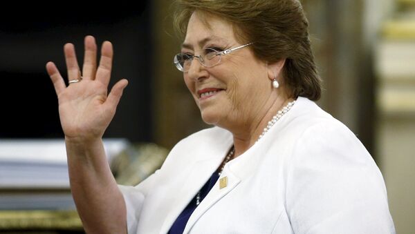 Michelle Bachelet, presidenta de Chile (archivo) - Sputnik Mundo