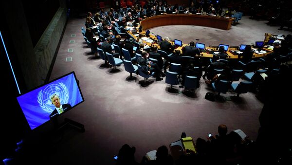 Una sesión del Consejo de Seguridad (archivo) - Sputnik Mundo