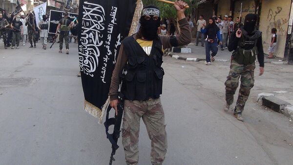 Miembros del grupo terrorista Al Nusra (archivo) - Sputnik Mundo
