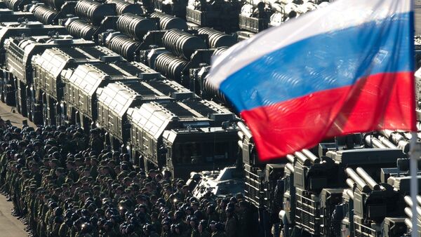 Los ensayos del desfile militar con el motivo del Día de la Victoria en la Gran Guerra Patria - Sputnik Mundo