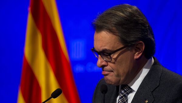 Artur Mas, presidente en funciones del Gobierno de Cataluña - Sputnik Mundo