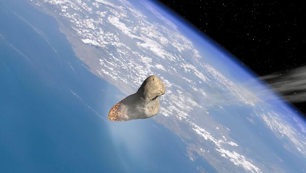 Un asteroide pasa cerca de la atmósfera de la Tierra (gráfica) - Sputnik Mundo