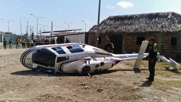 Сaída de helicóptero militar venezolano en Colombia - Sputnik Mundo