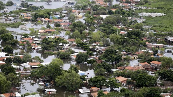 Inundaciones en Paraguay - Sputnik Mundo