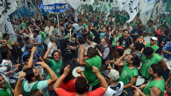 Huelga de trabajadores del Estado en Argentina - Sputnik Mundo