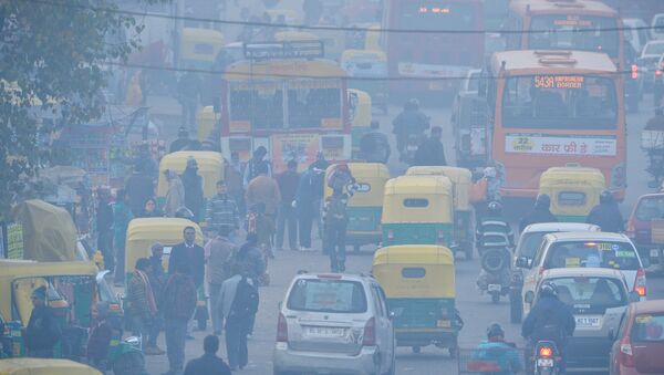 Contaminación de aire en Nueva Delhi, India - Sputnik Mundo