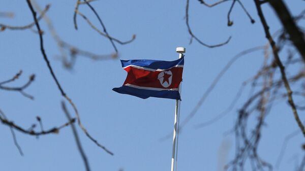Bandera de Corea del Norte (archivo) - Sputnik Mundo