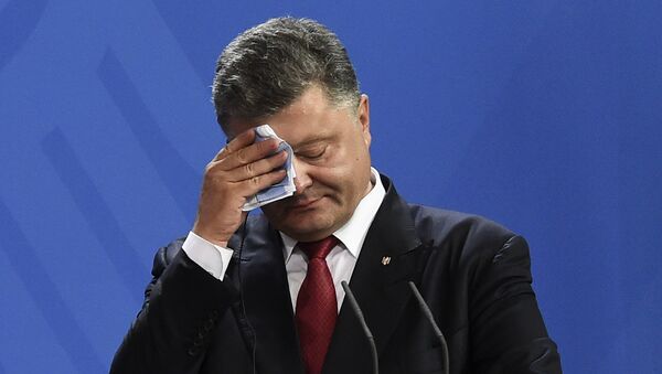 El presidente ucraniano Piotr Poroshenko - Sputnik Mundo