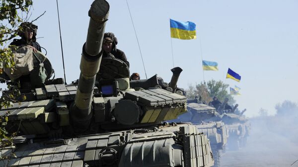 Los tanques del Ejército ucraniano - Sputnik Mundo