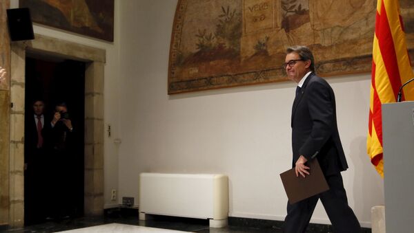 Artur Mas, presidente en funciones del Gobierno catalán - Sputnik Mundo